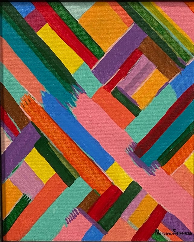 Color Weave I by artist Nicholas Shepherd
